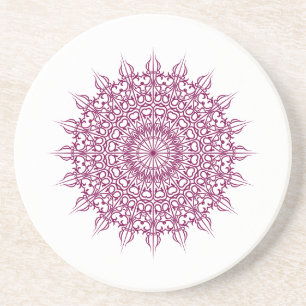 Porta-copos Portas copos Floral Flourish Frame