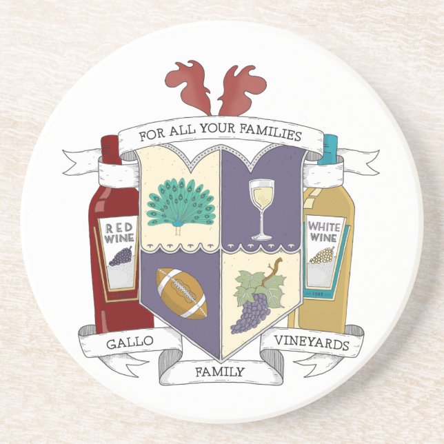 Porta-copos Portas copos redondas (Frente)