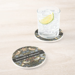 Porta-copos Portas copos Vintage Bird, Aniversário do Casament