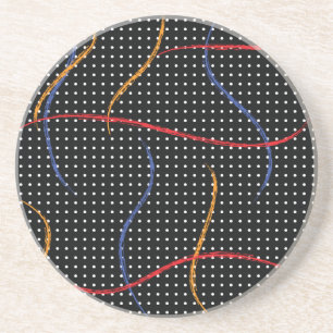 Porta-copos Portas e Splatter de Pintura Retroativa