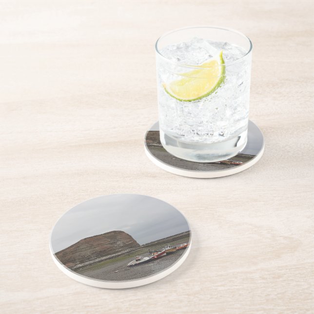 Porta-copos Porto de Staithes. (Lateral)