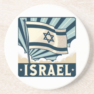 Porta-copos Poster de Viagens vintage de Israel