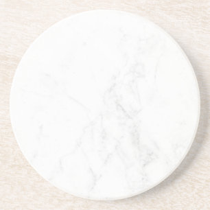 Porta-copos Pousa-copos de papel rústico de mármore branco sim