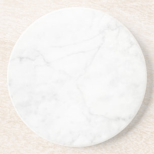 Porta-copos Pousa Papel de Mármore Branco Simples Moderno Rúst