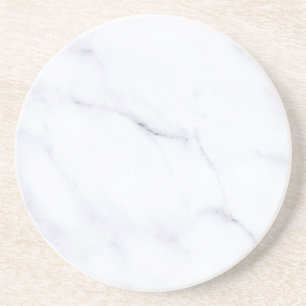 Porta-copos Pousa Papel de Mármore Branco Simples Moderno Rúst