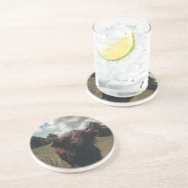 Porta-copos Prados negros e pastagens de vaca escocesa