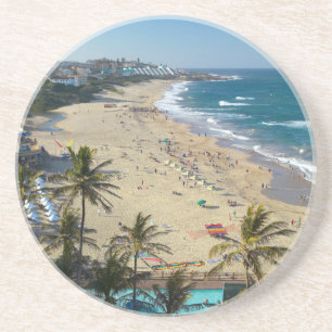 Porta-copos Praia Em Margate, Costa Sul, Kwazulu-Natal