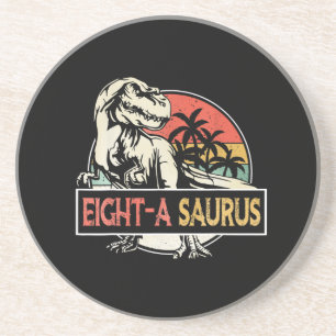 Porta-copos Presente de aniversário do T-Rex Dinossaur com 8 a