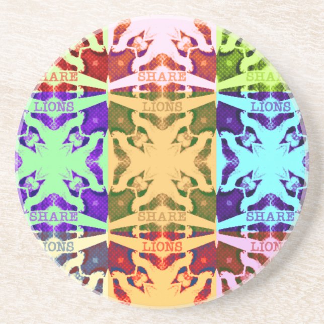 Porta-copos presente de leões Hakuna Matata (Frente)