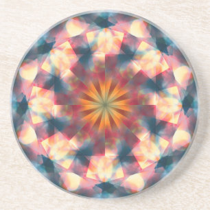 Porta-copos Prismático Caleidoscópico Psicodélico Mandala