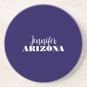 Porta-copos Profissional azul escuro minimalista moderno e ele