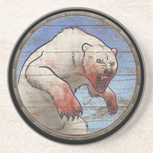 Porta-copos Protetor de Viking - urso polar