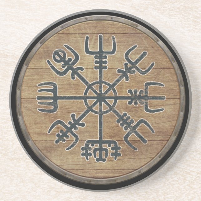 Porta-copos Protetor de Viking - Vegvísir (Frente)