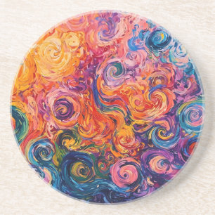 Porta-copos Psicodélicos Psicodélicos - Pintura a óleo