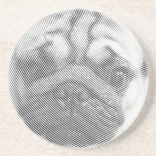 Porta-copos Pug Face