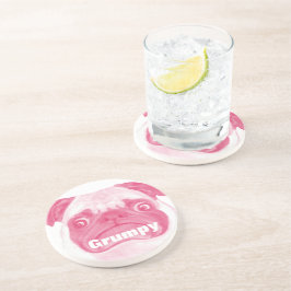 Porta-copos Puggy Mal-Humorado PINK Personalizado