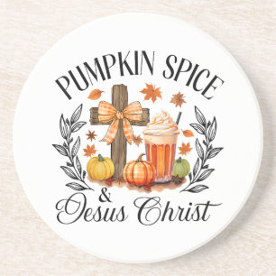 Porta-copos Pumpkin Spice E Jesus Cristo Cruzando Pumpkin Chri