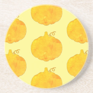 Porta-copos Pumpkin Watercolor Patterno Painting