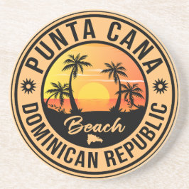 Porta-copos Punta Cana Dominicana - Vintage Souvenir 80 anos
