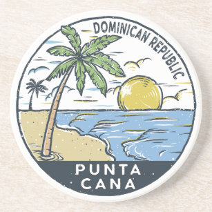 Porta-copos Punta Cana República Dominicana Vintage