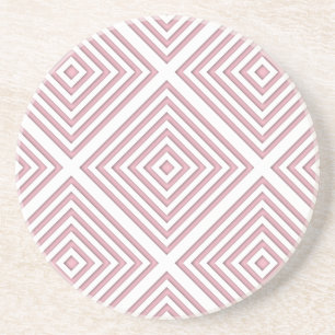 Porta-copos Quadrados Geométricos Rosa