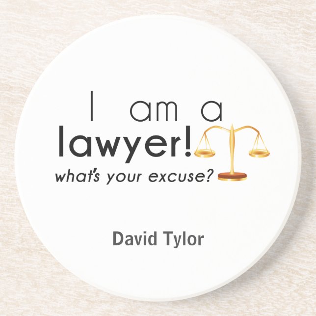 Porta-copos qual é a sua desculpa? (Frente)