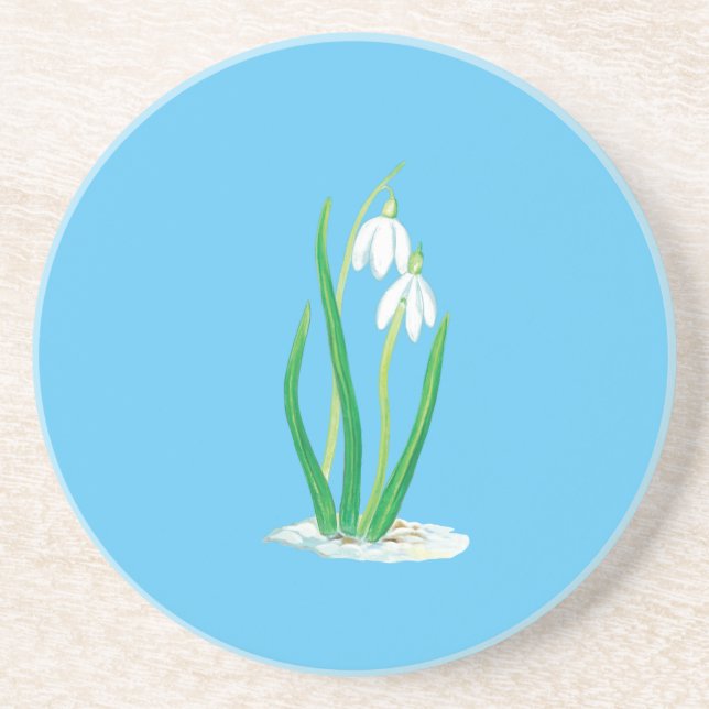 Porta-copos Quedas de neve em neve (Frente)