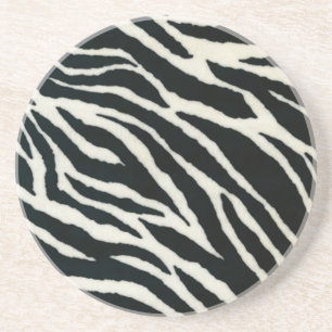 Porta-copos RAB Rockabilly Estampa de Zebra Preto & Branco