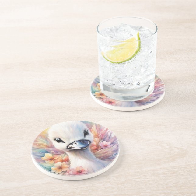 Porta-copos Rainbow Birds Swan 2 (Lateral)