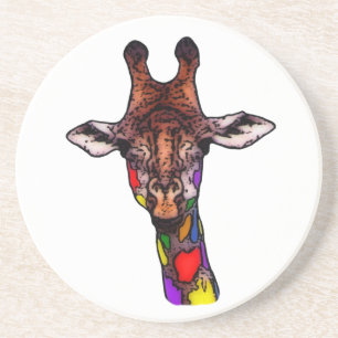 Porta copos Rainbow Giraffe