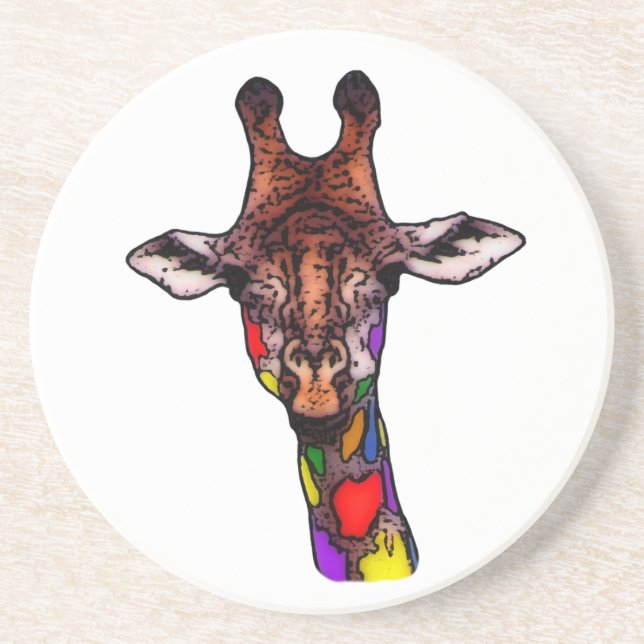 Porta copos Rainbow Giraffe (Frente)