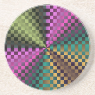 Porta-copos Rainbow Squares
