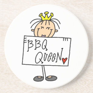 Porta-copos Rainha do CHURRASCO Stick Figure