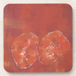 Porta copos Red Ameoba Cork