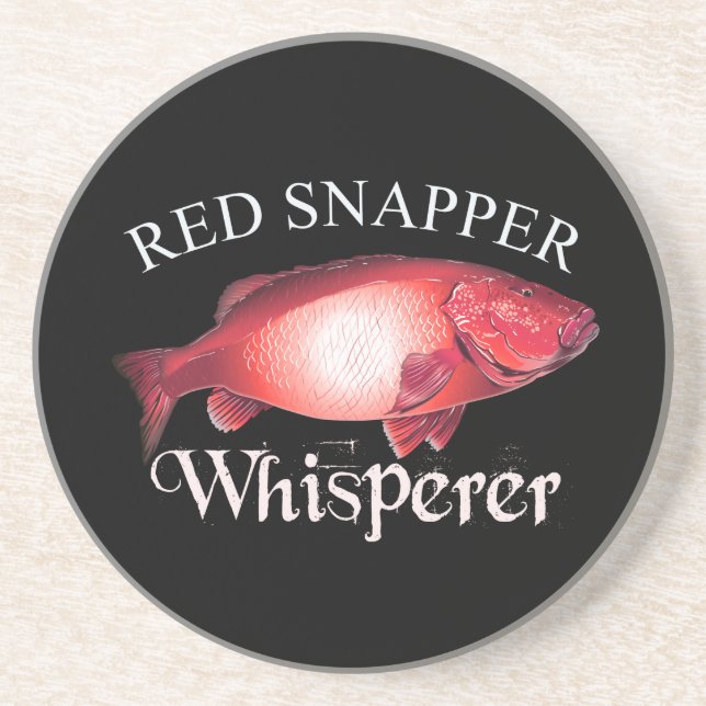 Porta-copos Red Snapper Whisperer Dark (Frente)