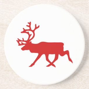 Porta-copos Reindeer Vermelho / Silhueta das Caraíbas