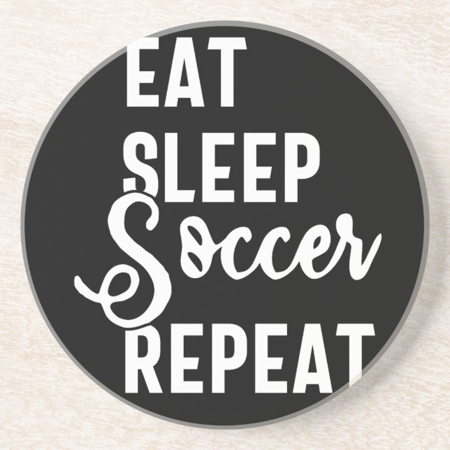 Porta-copos repetir o futebol para dormir (Frente)