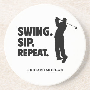 Porta-copos Repetir Sip Swing de Golf Personalizado