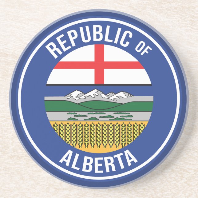 Porta-copos República de Alberta WEXIT (Frente)