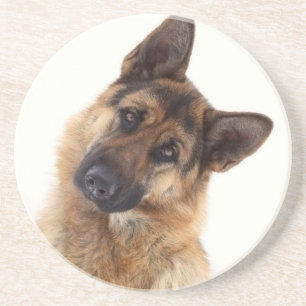 Porta-copos Retrato de german shepherd engraçado