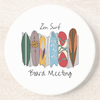 Porta-copos Reunião da Prancha de Surf Zen