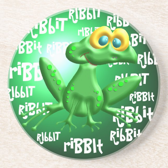 Porta-copos Ribbit! (Frente)