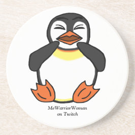 Porta-copos Rindo de Pinguim, MmeGuerreiraMulher no Twitch