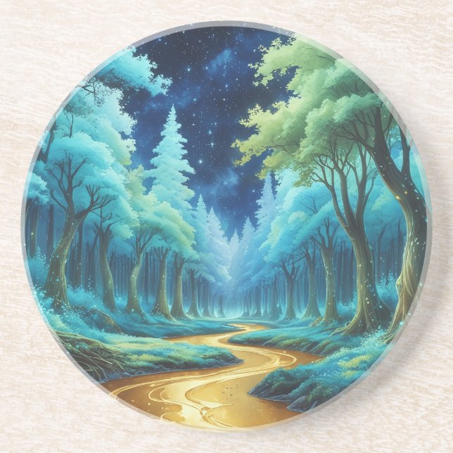 Porta-copos Río de Oro en Bosque de Fantasía (Frente)