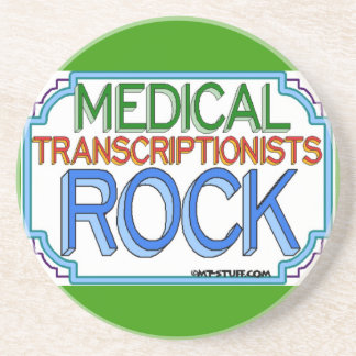 Porta-copos Rock dos Transcripcionistas Médicos