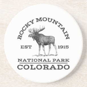Porta-copos Rocky Mountain National Park Colorado Moose Hike O