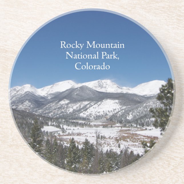 Porta-copos Rocky Mountain National Park, uma montanha-russa d (Frente)