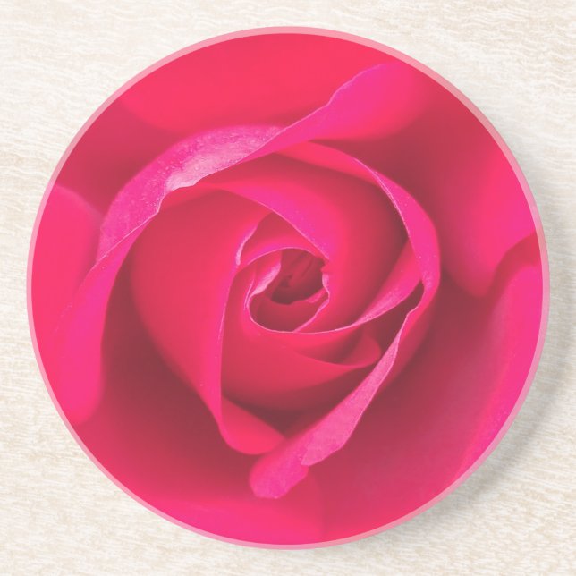 Porta-copos Romântico Rosa Vermelho Rosa v2 (Frente)