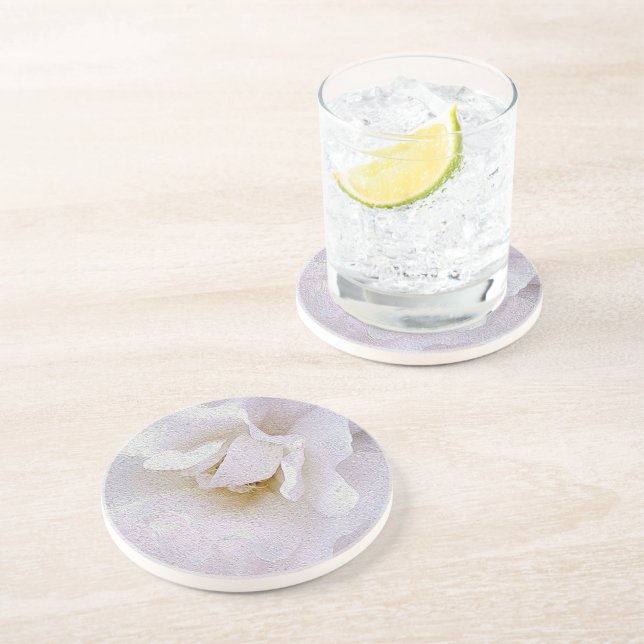 Porta-copos Rosa de cinza rosa (Lateral)