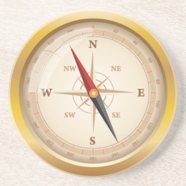 Porta-copos Rosa de compasso do OPUS (Frente)